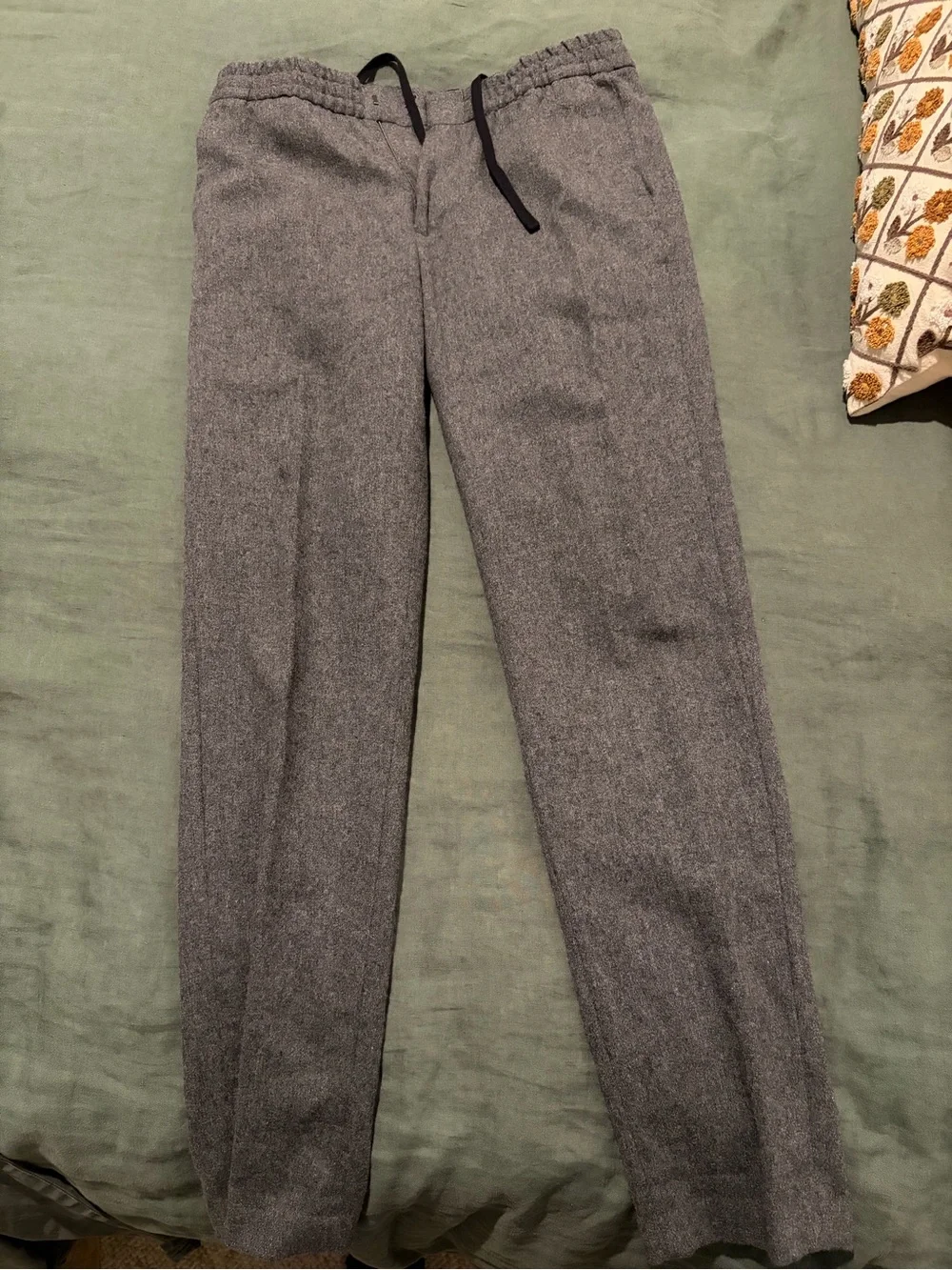 Banana Republic Gray Drawstring Jogger Trousers